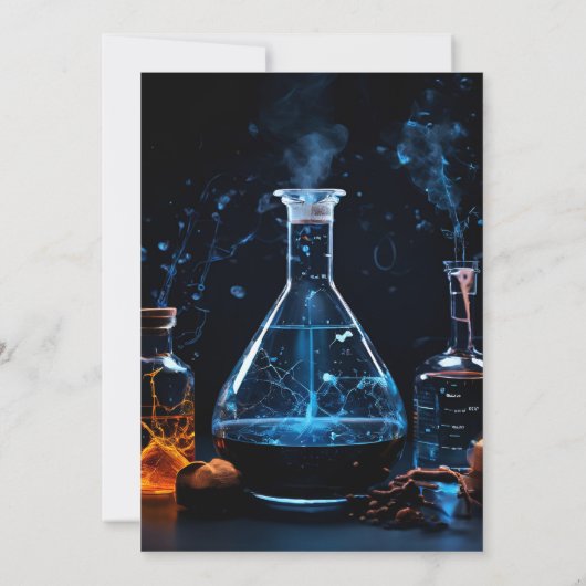 Door Fun Lab Kinder Geek Nerd Mad Science 9e Verja Kaart (Achterkant)