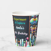 Door Fun Lab Kinder Geek Nerd Mad Science 9e Verja Papieren Bekers (Achterkant)