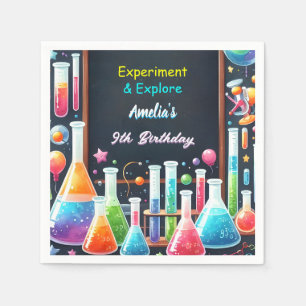 Door Fun Lab Kinder Geek Nerd Mad Science 9e Verja Servet