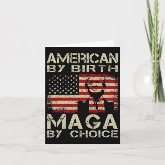 Door Geboorte Maga Door Keuze Pro Trump 2024 Ameri Kaart (Voorkant)