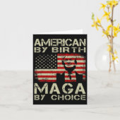 Door Geboorte Maga Door Keuze Pro Trump 2024 Ameri Kaart (Gele Bloem)