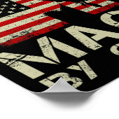 Door Geboorte Maga Door Keuze Pro Trump 2024 Ameri Poster (Hoek)