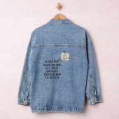Door God Gemaakte Denim Jas Jacket (Hangar)