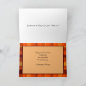 Door God Gezegende Thanksgiving Kaart (Binnen)