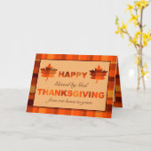 Door God Gezegende Thanksgiving Kaart (Gele Bloem)