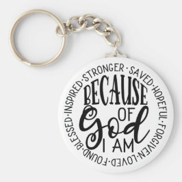 Door God Sleutelhanger