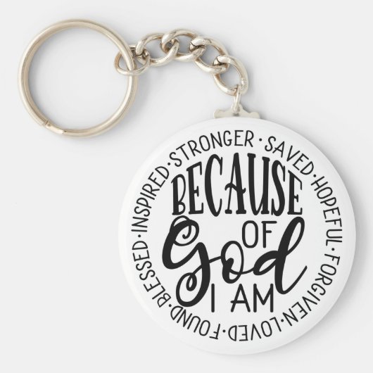 Door God Sleutelhanger (Voorkant)