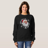 Door Golly Be Jolly Schattige Kerstmissweatshirt Trui (Voorkant volledig)