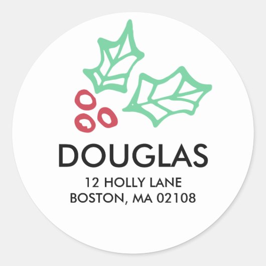 Door Golly Collectie Ronde Sticker (Voorkant)