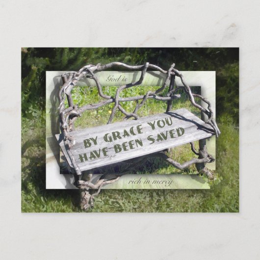 Door Grace Briefkaart (Voorkant)