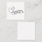 Door Grace Notitiekaartje (Voorkant / Achterkant)