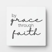Door Grace Through Faith Christelijk Sign Fotoplaat (Voorkant)