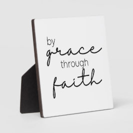 Door Grace Through Faith Christelijk Sign Fotoplaat