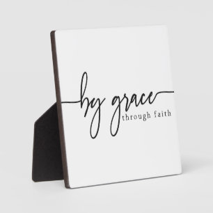 Door Grace Through Faith Christelijk Sign Fotoplaat