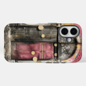 Door Grunge-ruïne Case-Mate iPhone Case (Achterkant (horizontaal))
