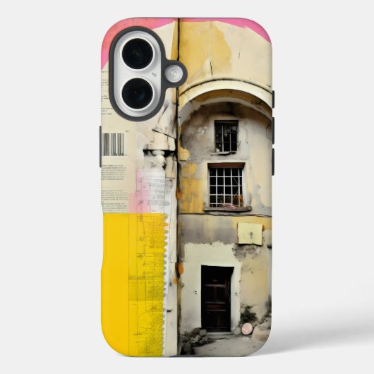 Door Grunge-ruïne Case-Mate iPhone Case (Achterkant)