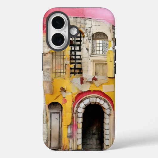 Door Grunge-ruïne Case-Mate iPhone Case (Achterkant)