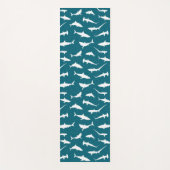 Door haaien besmet water Cool Ocean Print Yogamat (Voorkant)