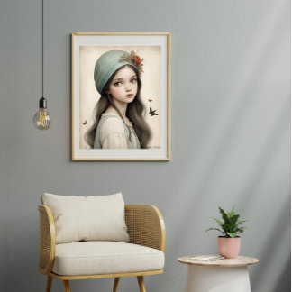 Door haar ogen - Print