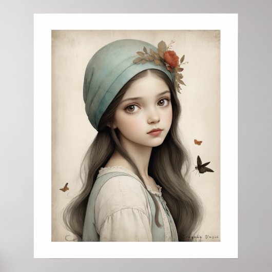 Door haar ogen - Print (Voorkant)