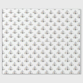Door Hamptons Geïnspireerde Bloemanker Designs Cadeaupapier (Vlak)