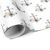 Door Hamptons Geïnspireerde Bloemanker Designs Cadeaupapier (Rol Hoek)