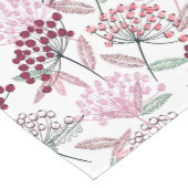 Door hand getrokken ventilatorpatroon medium tafelloper (Hoek)