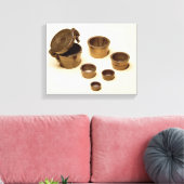 Door handelaren en apothekers gebruikte gewichten canvas afdruk (Insitu (Woonkamer))