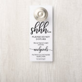 Door Hanger Huwelijk Niet Storen Bordje (Op knop)