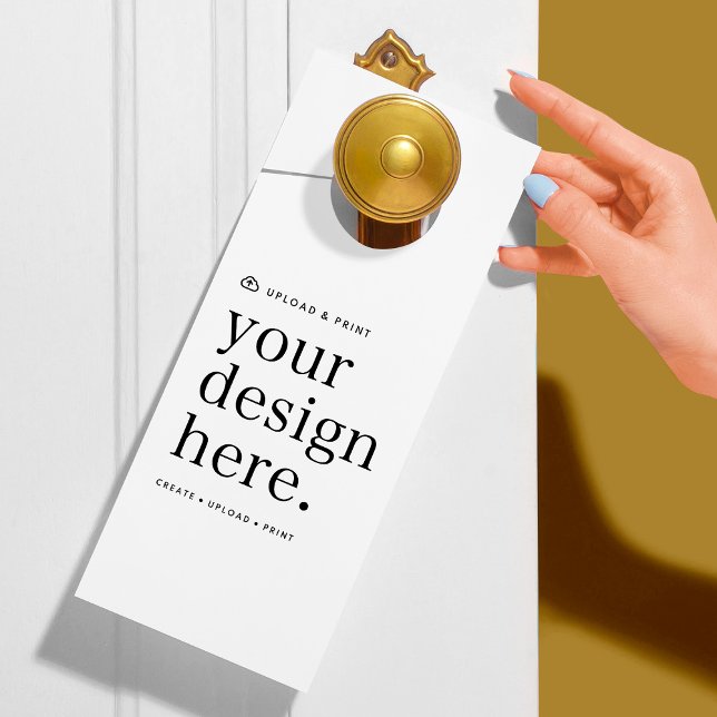 Door Hanger Your Design Upload (Creator heeft geüpload)