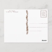 Door Heck is het kerstkerstkerstkaart Briefkaart (Achterkant)