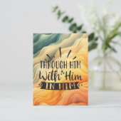 Door Hem met Hem Briefkaart (Staand voorkant)