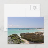 door het Caribische Zee Briefkaart (Voorkant / Achterkant)