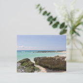 door het Caribische Zee Briefkaart (Staand voorkant)