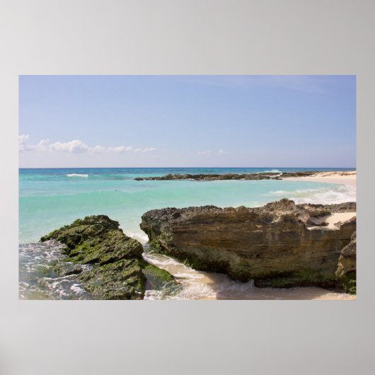 door het Caribische Zee Poster (Voorkant)
