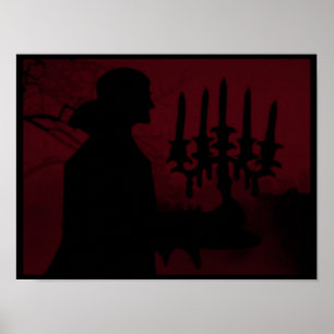 Door het dorp lopen ~ Druk / Poster