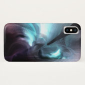 Door het gat Fractal Black Hole Case-Mate iPhone Case (Achterkant (horizontaal))