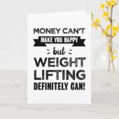 Door het gewicht op te heffen ben je blij met Gift Kaart (Gele Bloem)