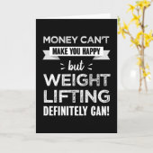 Door het gewicht op te heffen ben je blij met Gift Kaart (Gele Bloem)