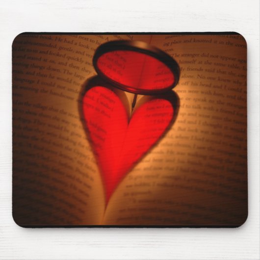 Door het glas muismat (Voorkant)