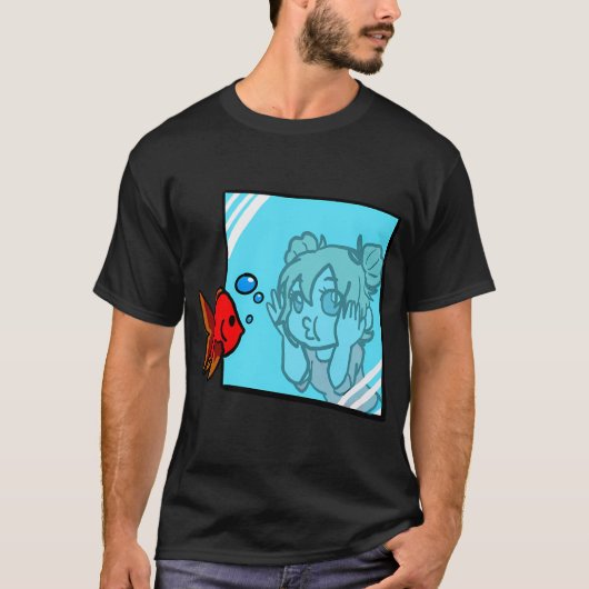 Door het glas t-shirt (Voorkant)