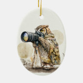 Door het glaskeramische Ornament (Achterkant)