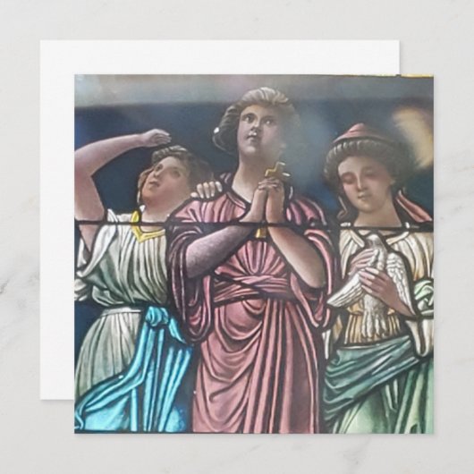 Door het glazen poster (Voorkant / Achterkant)