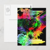 Door het hart 5 briefkaart (Voorkant / Achterkant)