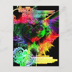 Door het hart 5 briefkaart