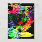 Door het hart 5 briefkaart (Voorkant)