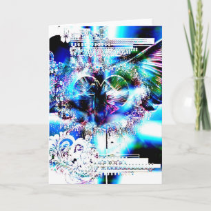 Door het hart (kersteditie 4) feestdagen kaart