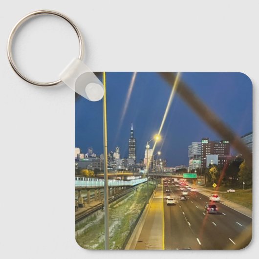 Door het hek sleutelhanger (Voorkant)