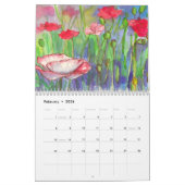 Door het Jaar schilderen van de Waterverf Kalender (Feb 2026)