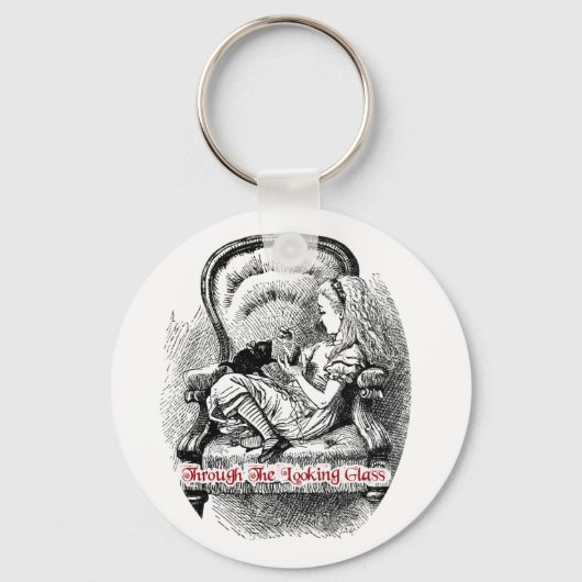Door het kijkglas - design #2 sleutelhanger (Voorkant)